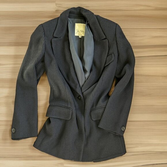 Vintage Joan Helpern Collection Woman's One Button Blazer in Size 6 Joan & David - Picture 3 of 8